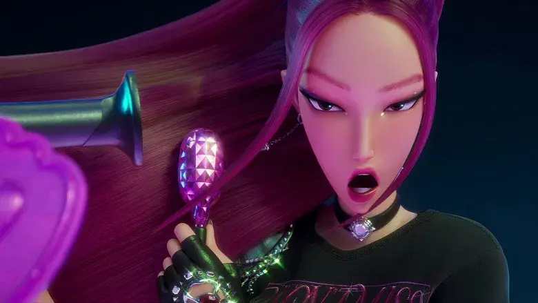 Las guerreras k-pop - Fondo