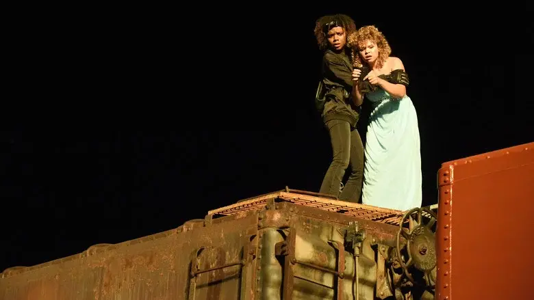 Deidra y Laney asaltan un tren - Fondo