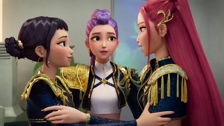 Las guerreras k-pop - Fondo