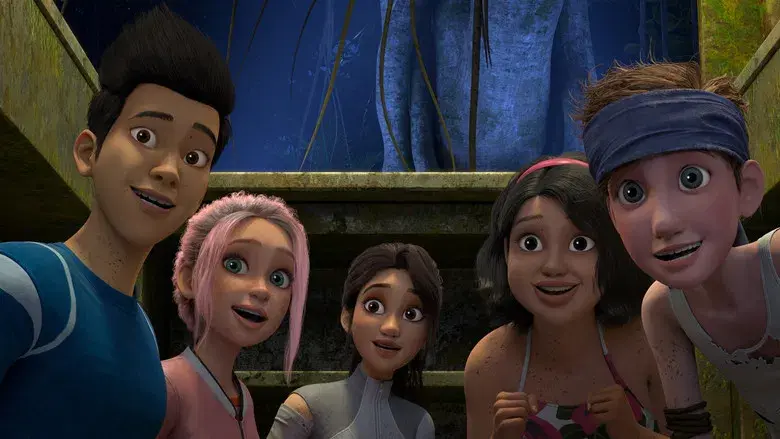 Jurassic World: Campamento Cretácico: Aventura secreta - Fondo