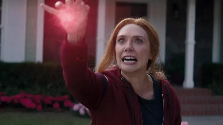 Bruja Escarlata y Visión - Fondo