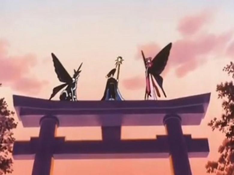 Sakura se encuentra con el amo Clow