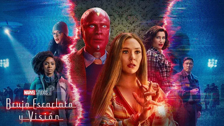 Bruja Escarlata y Visión - Fondo