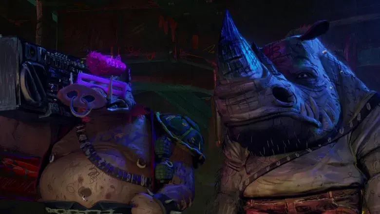 Ninja Turtles: Caos mutante - Fondo