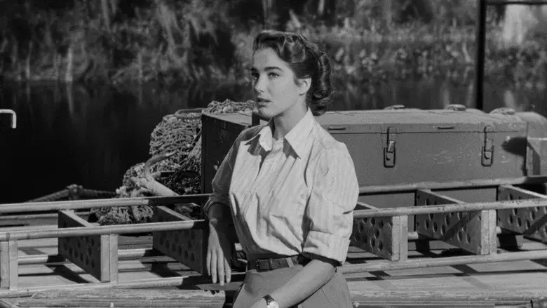 La mujer y el monstruo - Fondo