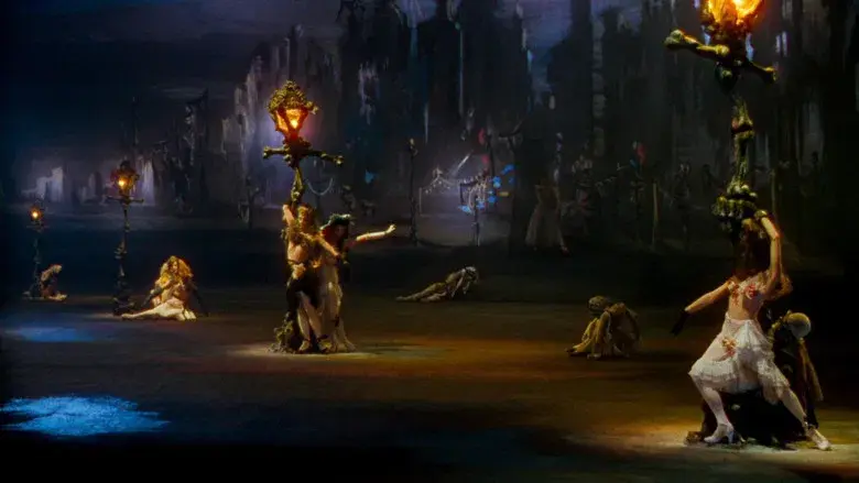 Las zapatillas rojas - Fondo