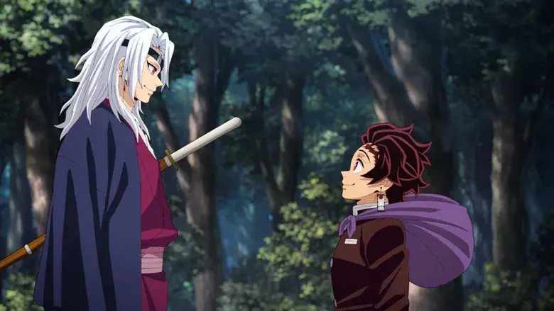 Guardianes de la noche: Kimetsu no Yaiba La fortaleza infinita - Fondo