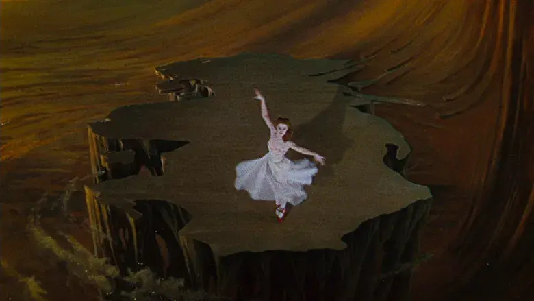 Las zapatillas rojas - Fondo