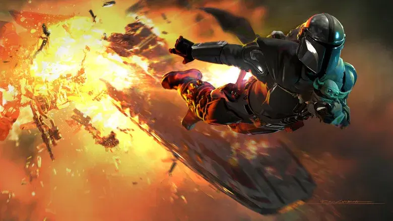 Star Wars: The Mandalorian and Grogu - Fondo