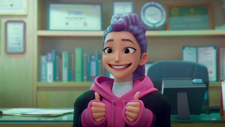 Las guerreras k-pop - Fondo