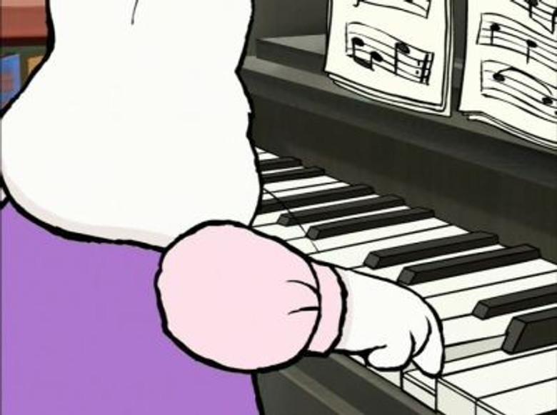 La práctica de piano de Ruby