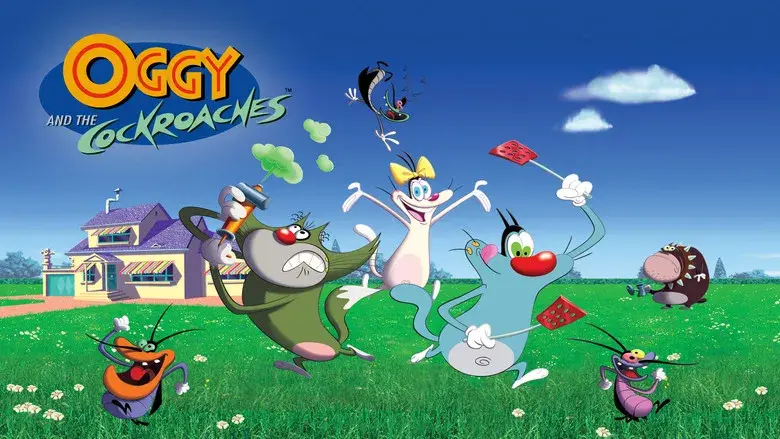 Oggy y las cucarachas - Fondo