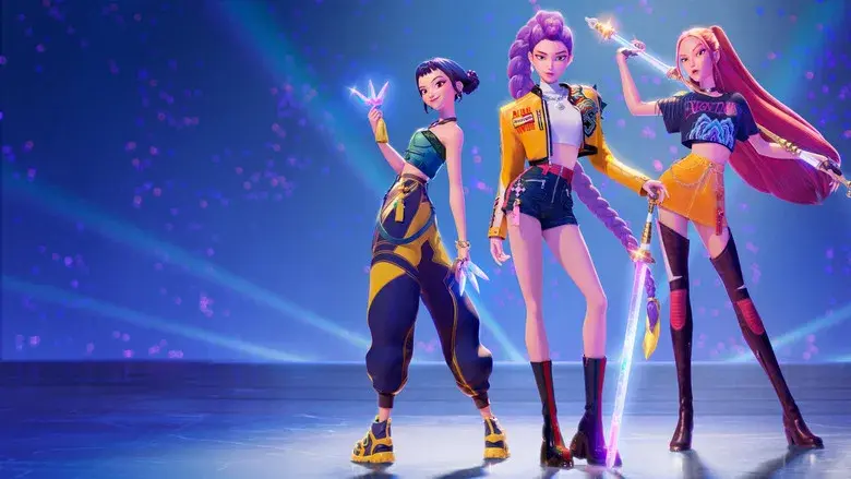 Las guerreras k-pop - Fondo