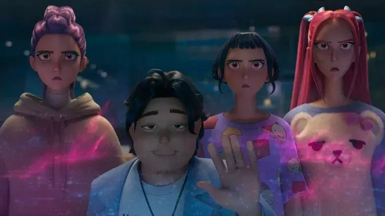 Las guerreras k-pop - Fondo