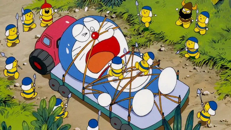 Doraemon y el secreto del laberinto - Fondo