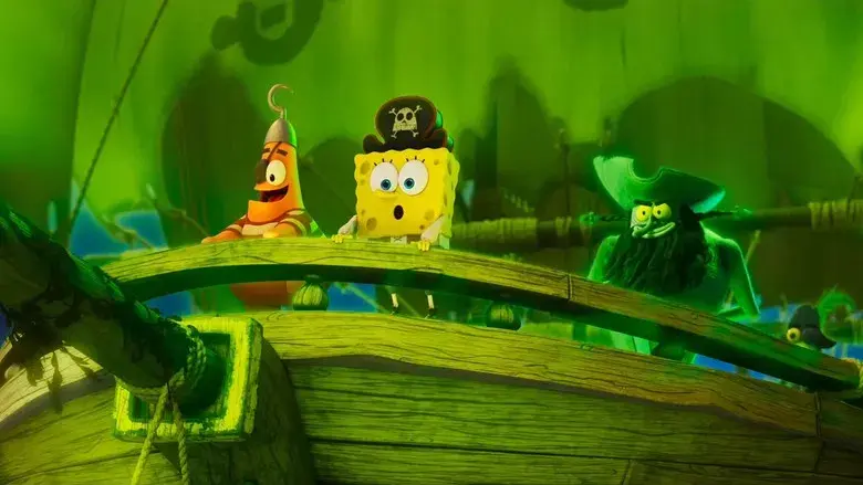Bob Esponja: Una aventura pirata - Fondo