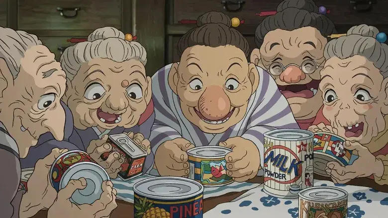 El chico y la garza - Fondo