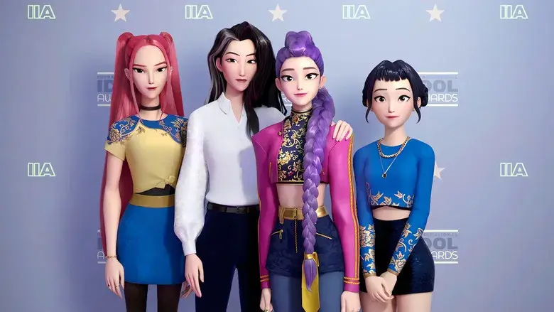 Las guerreras k-pop - Fondo