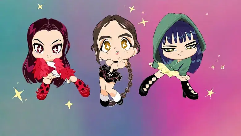 Las guerreras k-pop - Fondo