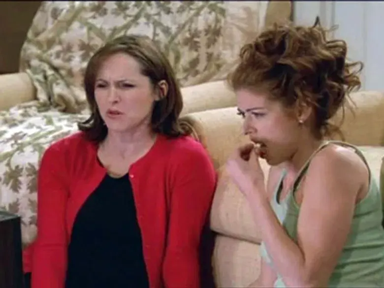 Dos gatas sobre un tejado