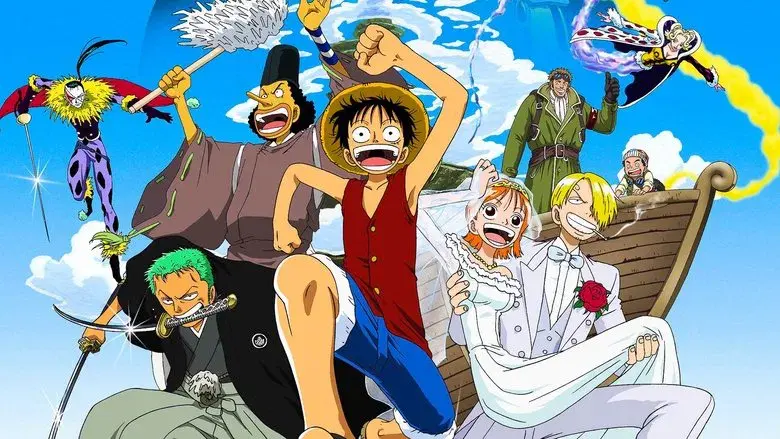 One Piece: Aventura en la Isla Engranaje - Fondo
