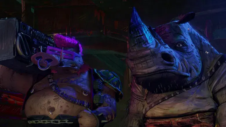 Ninja Turtles: Caos mutante - Fondo