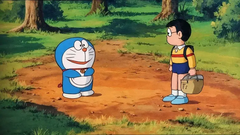 Doraemon y los caballeros enmascarados - Fondo