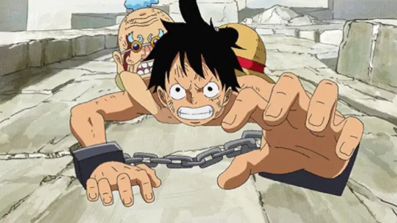Sube ¡La huída deseperada de Luffy!