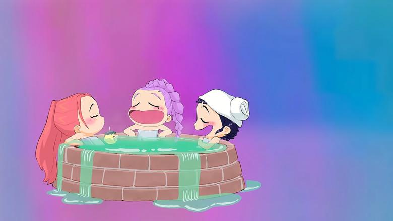 Las guerreras k-pop - Fondo