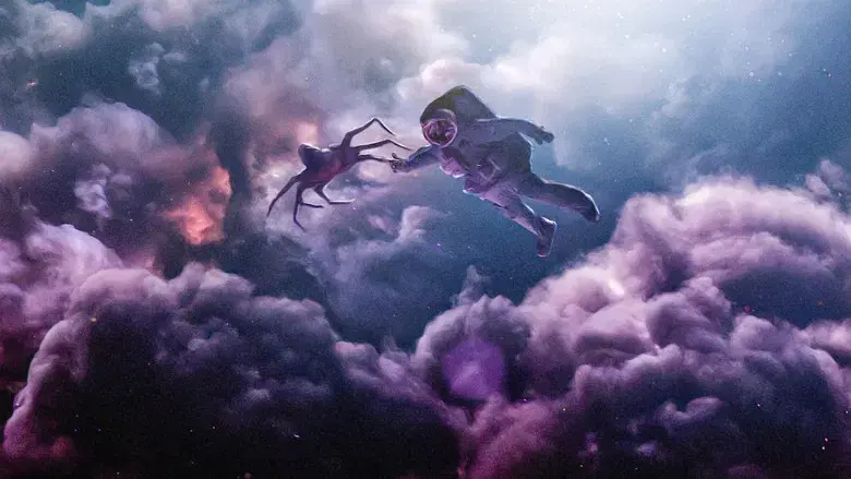 El astronauta - Fondo