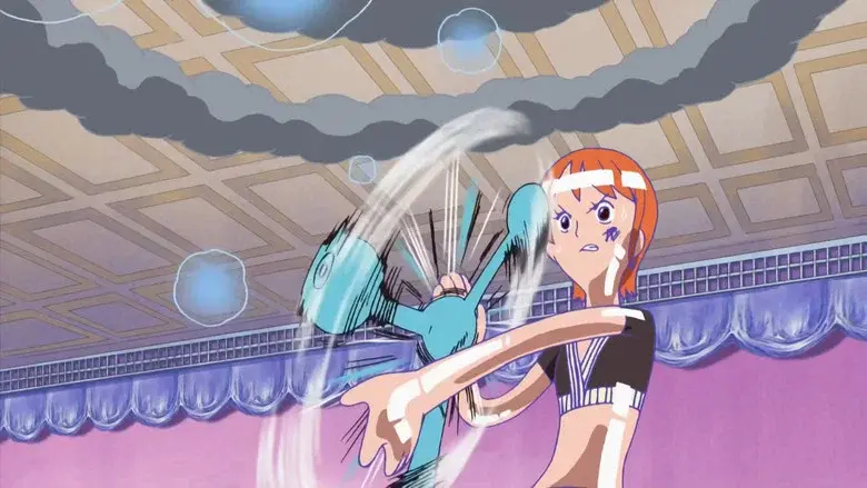 ¡La determinación de Nami! ¡Disparad al enloquecido Chopper!