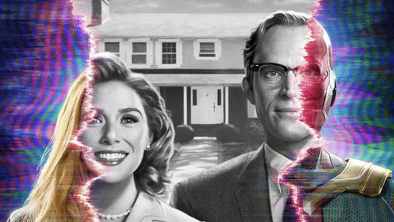 Bruja Escarlata y Visión - Fondo