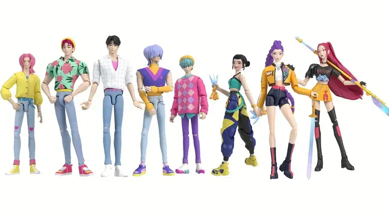 Las guerreras k-pop - Fondo