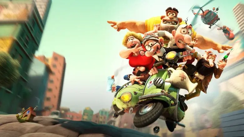 Mortadelo y Filemón contra Jimmy el Cachondo - Fondo