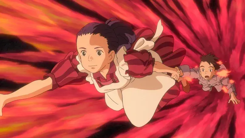 El chico y la garza - Fondo