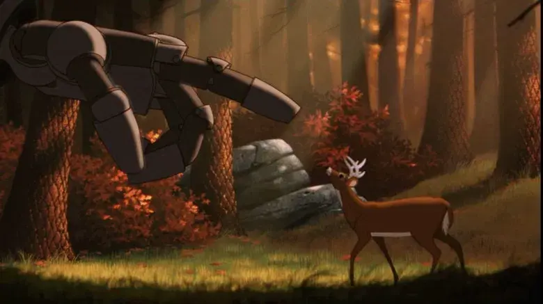 El gigante de hierro - Fondo