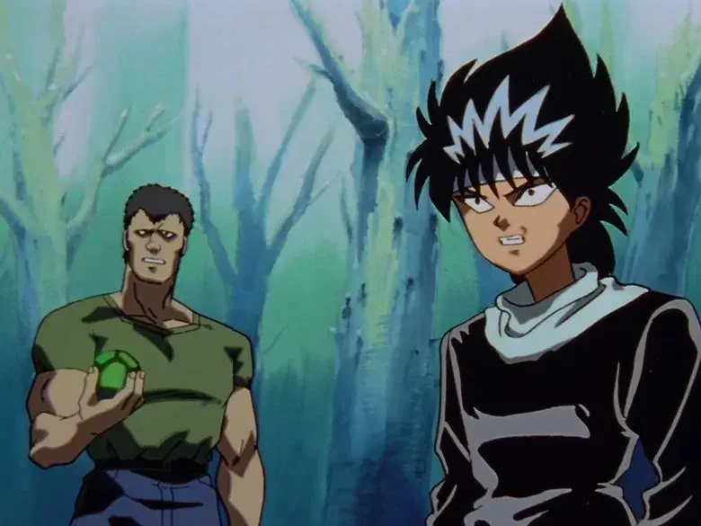 ¡Tres monstruos! Hiei, Kurama y Goki