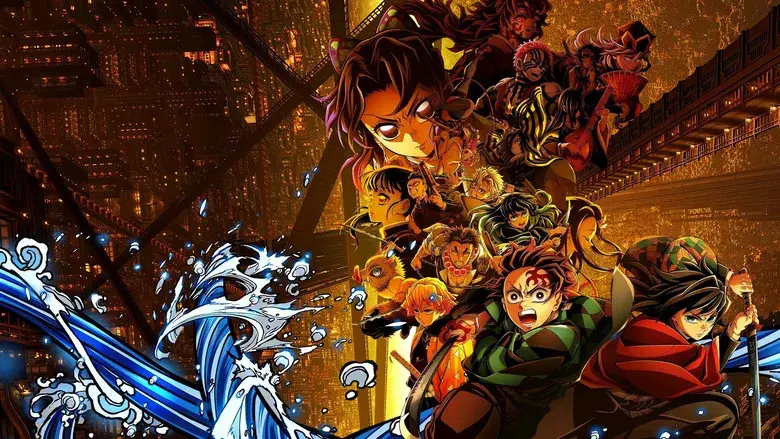 Guardianes de la noche: Kimetsu no Yaiba La fortaleza infinita - Fondo