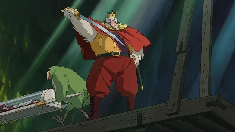 El chico y la garza - Fondo