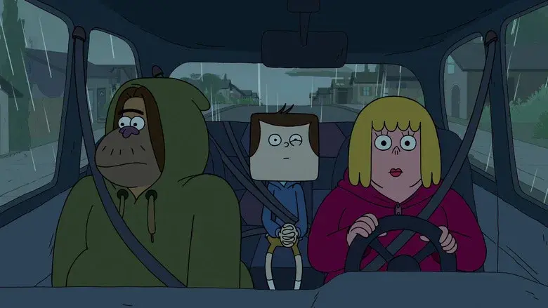 Clarence’s Stormy Sleepover - Fondo