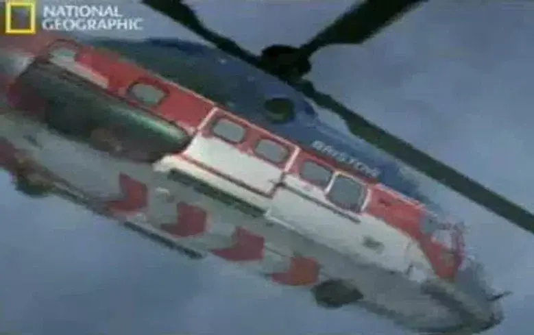 Helicóptero derribado