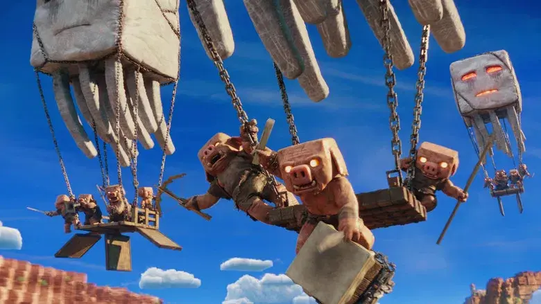 Una película de Minecraft - Fondo