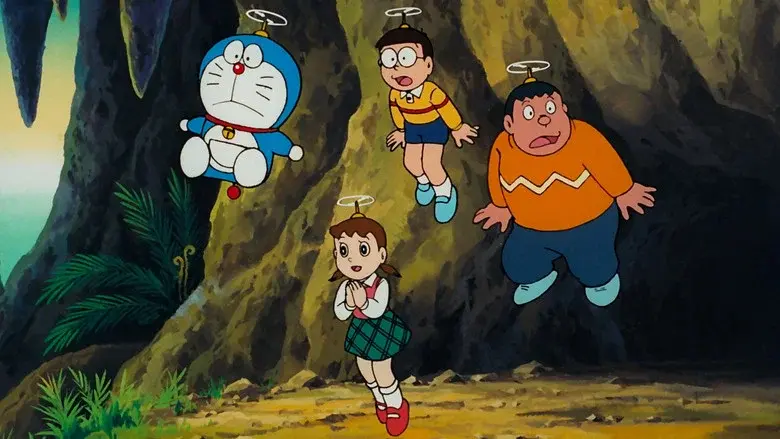 Doraemon y los caballeros enmascarados - Fondo