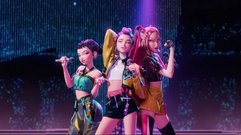 Las guerreras k-pop - Fondo