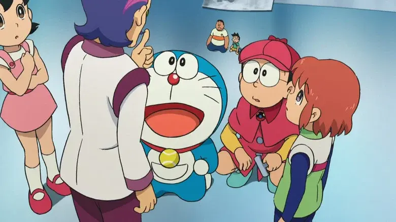 Doraemon y Nobita Holmes en el misterioso museo del futuro - Fondo