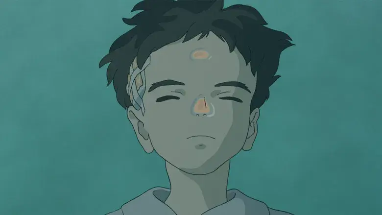 El chico y la garza - Fondo