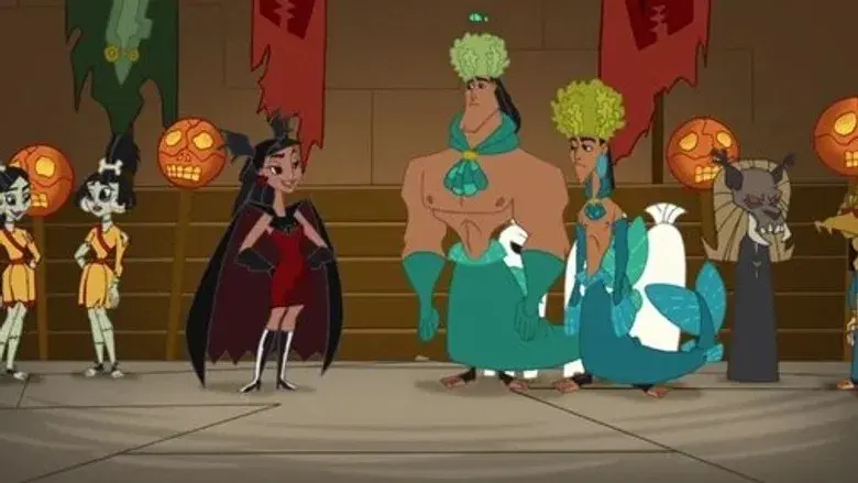 Baile de disfraces de monstruos