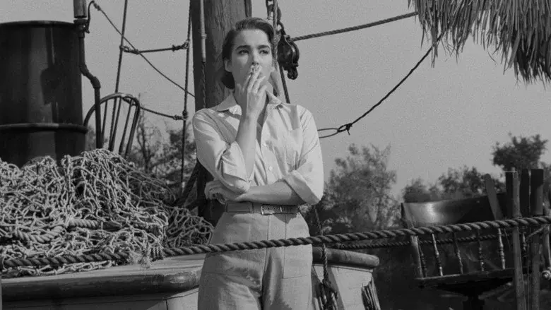 La mujer y el monstruo - Fondo