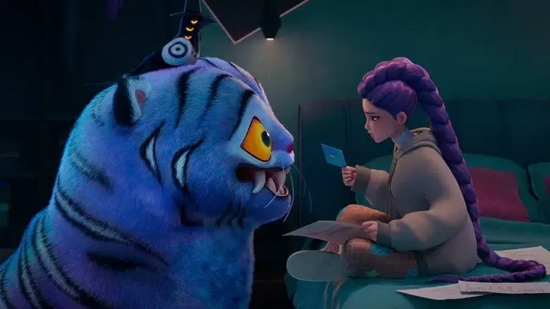 Las guerreras k-pop - Fondo