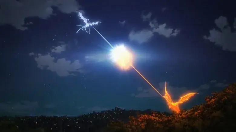 Sakura y los pájaros de llamas y de agua